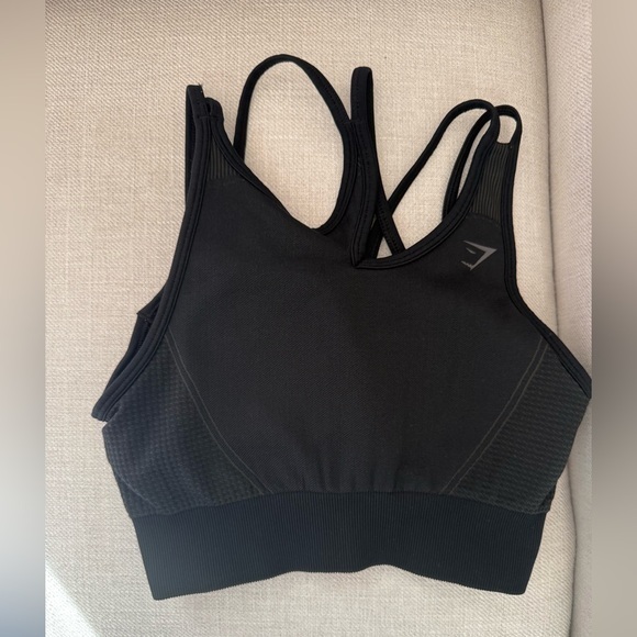 Gymshark Other - Gymshark Seamless High Neck Split Collar Sports Bra Small